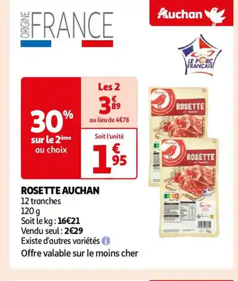 Auchan ROSETTE AUCHAN offre