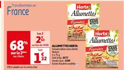 Auchan ALLUMETTES HERTA offre