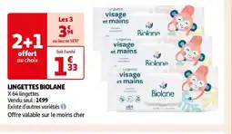 Auchan LINGETTES BIOLANE offre