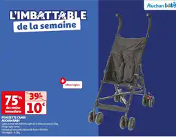 Auchan POUSSETTE CANNE AUCHAN BABY offre