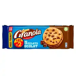 Auchan Cookies Gros Éclats De Chocolat Granola Lu offre