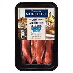 Auchan Aiguillettes De Canard Marinées Maison Montfort offre