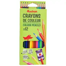 Auchan 12 Crayons De Couleur Auchan offre