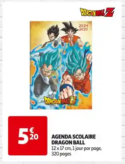 Auchan Supermarché DRAGON BALL AGENDA SCOLAIRE offre