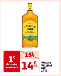 Auchan Supermarché WILLIAM PEEL WHISKY offre