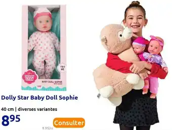 Action Dolly star baby doll sophie offre