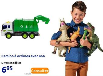 Action Camion à ordures avec son offre