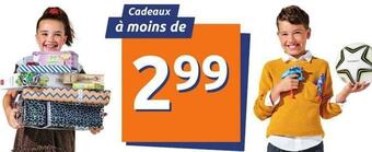 Action Bon plan sur les cadeaux offre