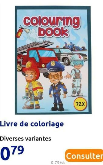 Action Livre de coloriage offre