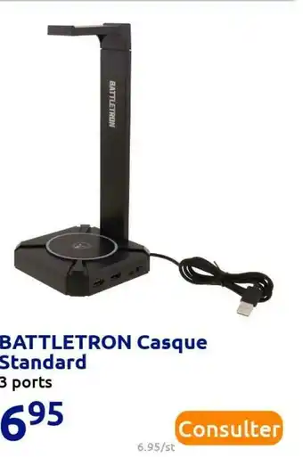 Action Battletron casque standard offre