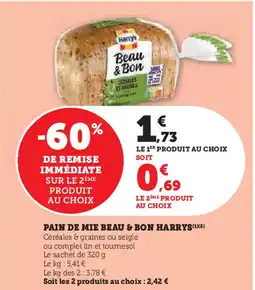 PAIN DE MIE BEAU & BON HARRYS (1)(2)