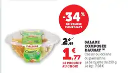Hyper U SALADE COMPOSEE DAUNAT (4) offre