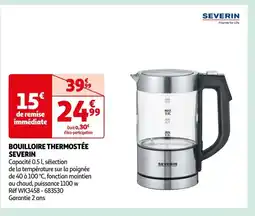 Auchan BOUILLOIRE THERMOSTÉE SEVERIN offre