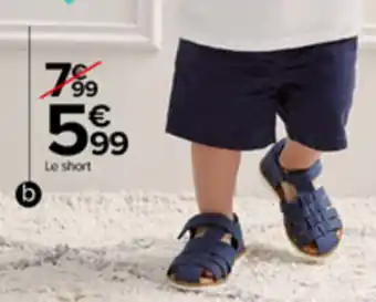 Carrefour Short garcon offre