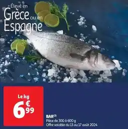 Auchan Supermarché Bar offre