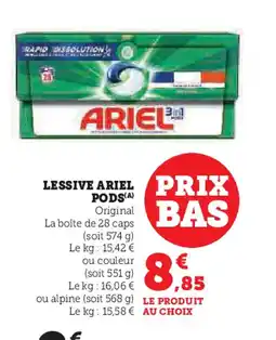 Hyper U LESSIVE ARIEL offre