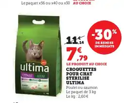 Super U CROQUETTES POUR CHAT offre