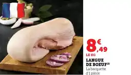 Super U LE KG LANGUE DE BOEUF offre