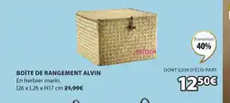 JYSK BOÎTE DE RANGEMENT ALVIN offre