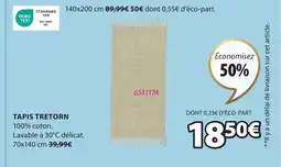 JYSK TAPIS TRETORN 100% coton. offre