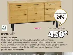 JYSK BUFFET SANDBY offre