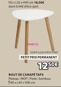 JYSK BOUT DE CANAPÉ TAPS offre