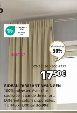 JYSK RIDEAU TAMISANT AMUNGEN offre