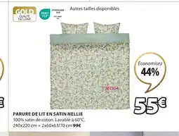 JYSK PARURE DE LIT EN SATIN NELLIE offre