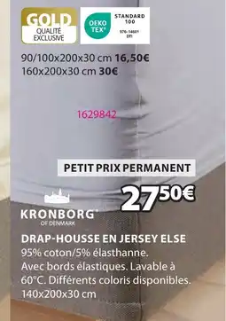 JYSK DRAP-HOUSSE EN JERSEY ELSE offre