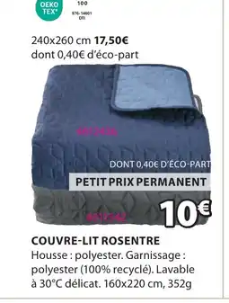 JYSK COUVRE-LIT ROSENTRE offre