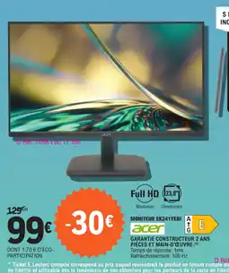 E.Leclerc MONITEUR EK241YEBI A E offre