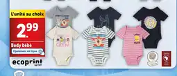 Lidl Body bébé offre
