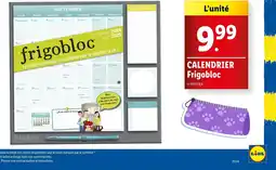 Lidl CALENDRIER Frigobloc offre