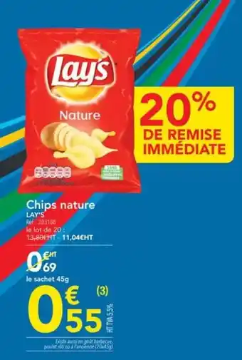 METRO Lay's - chips nature offre