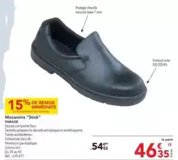 METRO Parade - mocassins stick offre