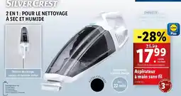 Lidl Silvercrest - aspirateur à main sans fil offre