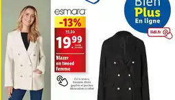 Esmara - blazer en tweed femme