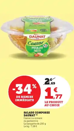 U Express SALADE COMPOSEE DAUNAT offre
