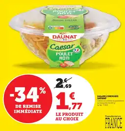 U Express SALADE COMPOSEE DAUNAT offre