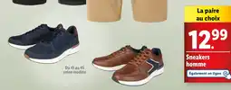 Lidl LIVERGY Sneakers homme offre