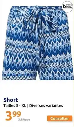 Action Short offre