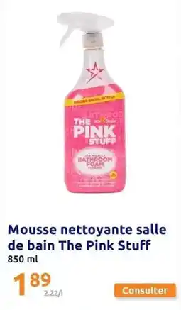 Action The pink stuff - mousse nettoyante salle de bain offre