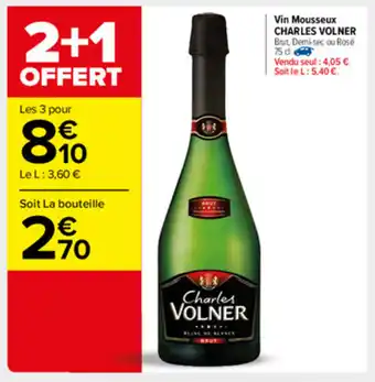 Carrefour Market Vin Mousseux offre