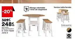BUT Coin repas Jane 2 offre