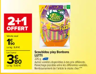 Carrefour Market Scoubidou play Bonbons offre