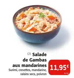 Colruyt Salade de Gambas aux mandarines offre