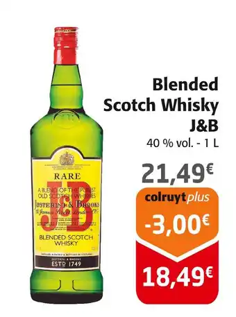 Colruyt J&B Blended Scotch Whisky offre