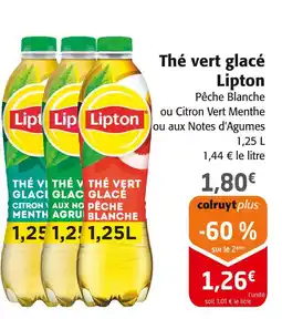 Colruyt Lipton Thé vert glacé offre