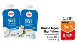 Colruyt Yabon Brassé façon Skyr offre