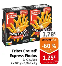 Colruyt Findus Frites Crousti' Express offre